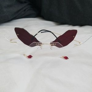 **NEW NEVER WORN MOTH GLASSES**